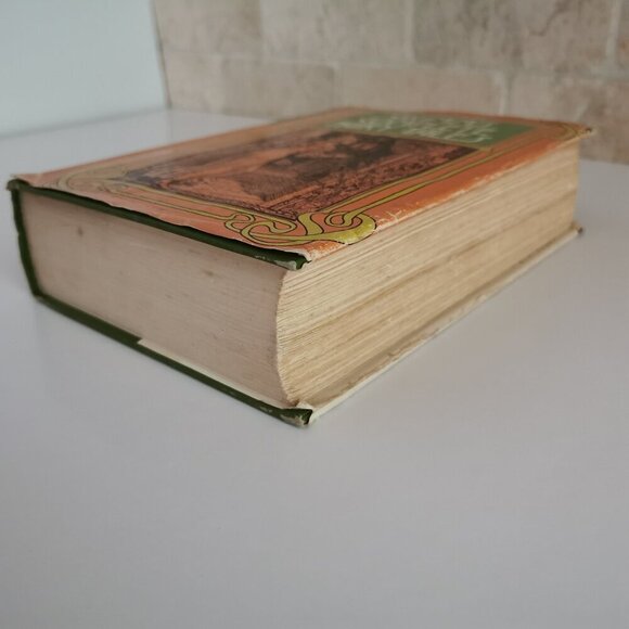 1970s Grimm's Complete Fairy Tales Book Hardcover Green Vintage Dust Jacket - Picture 4 of 11